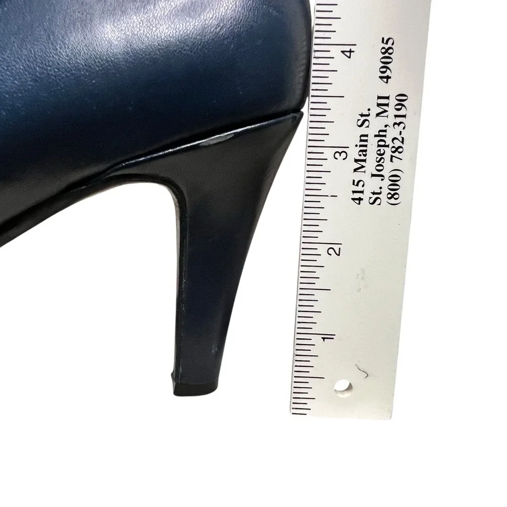 Naturalizer Michelle Leather Pumps Womens 11M Navy Blue 3.5